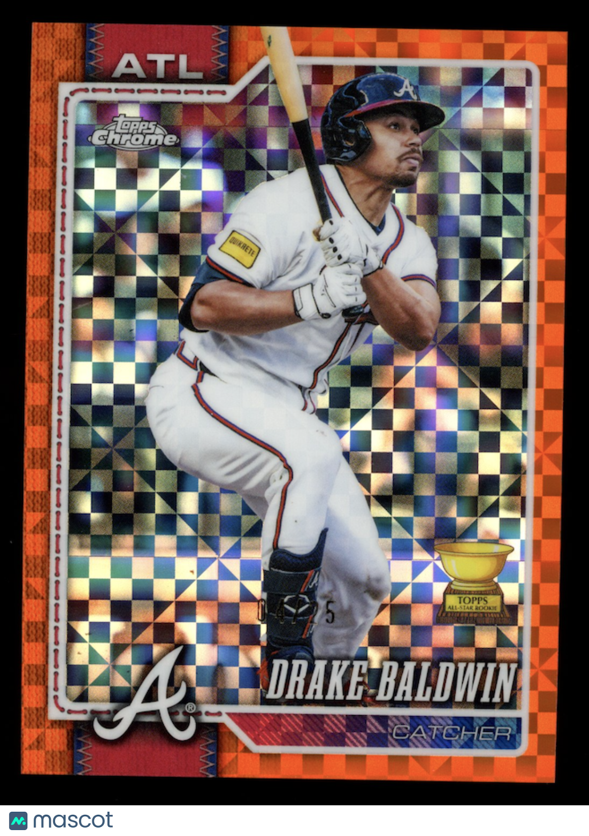 DRAKE BALDWIN 2026 Topps Chrome Orange X-Fractor /25 #258 Braves