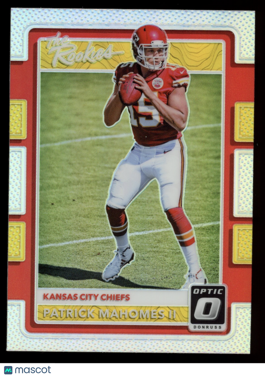 PATRICK MAHOMES II 2017 Panini Donruss Optic The Rookies Holo Prizm #7 Chiefs
