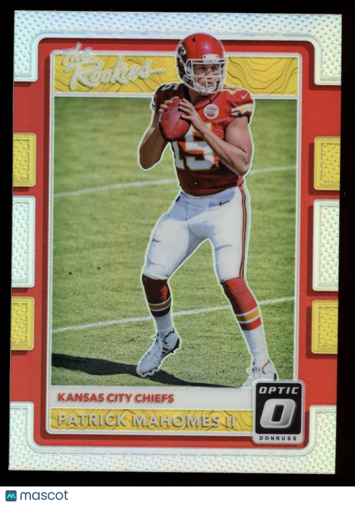PATRICK MAHOMES II 2017 Panini Donruss Optic The Rookies Holo Prizm #7 Chiefs