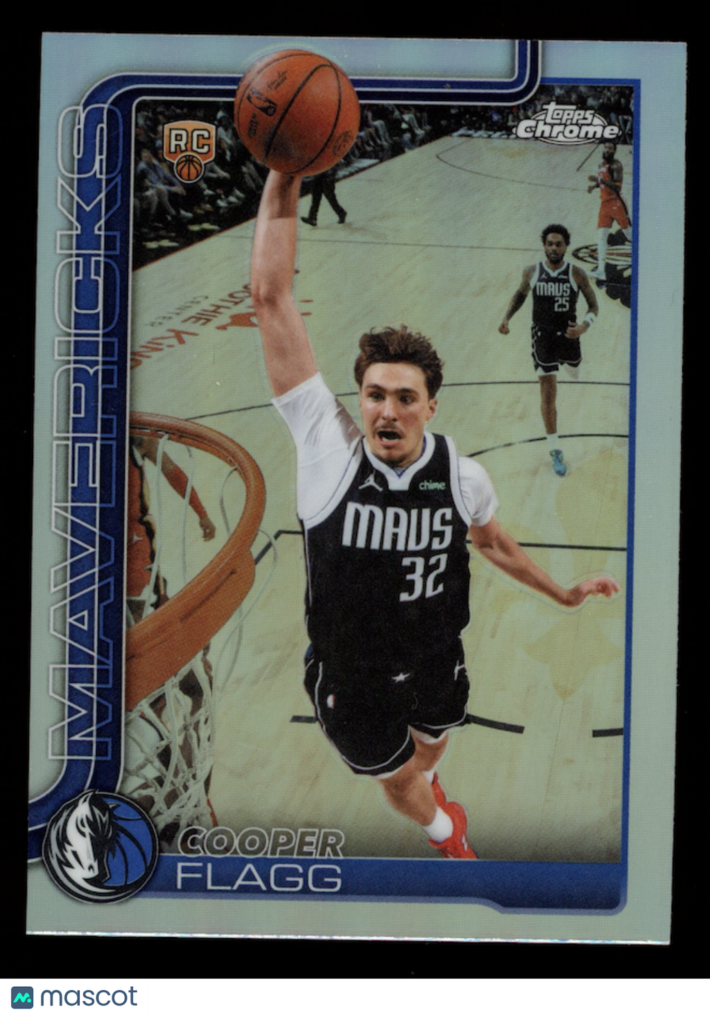 COOPER FLAGG 2025-26 Topps Chrome Update Rookie Refractor #151 Mavericks