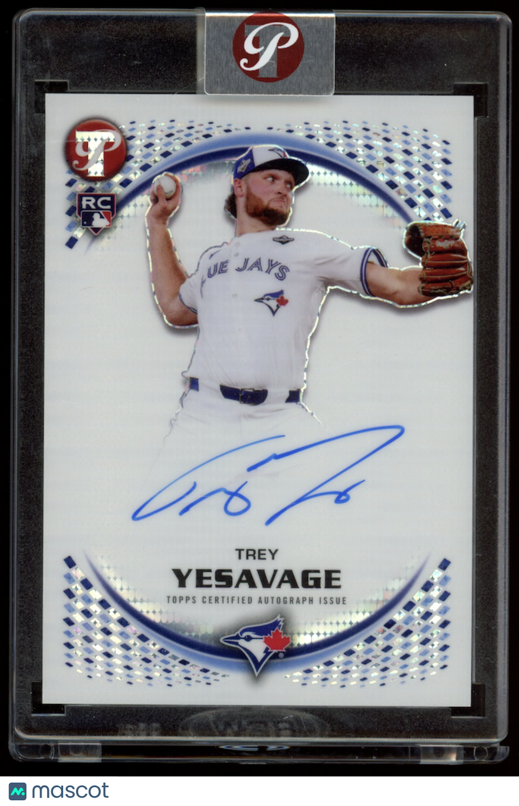 TREY YESAVAGE 2026 Topps Pristine Rookie Refractor Auto #PA-TY Blue Jays