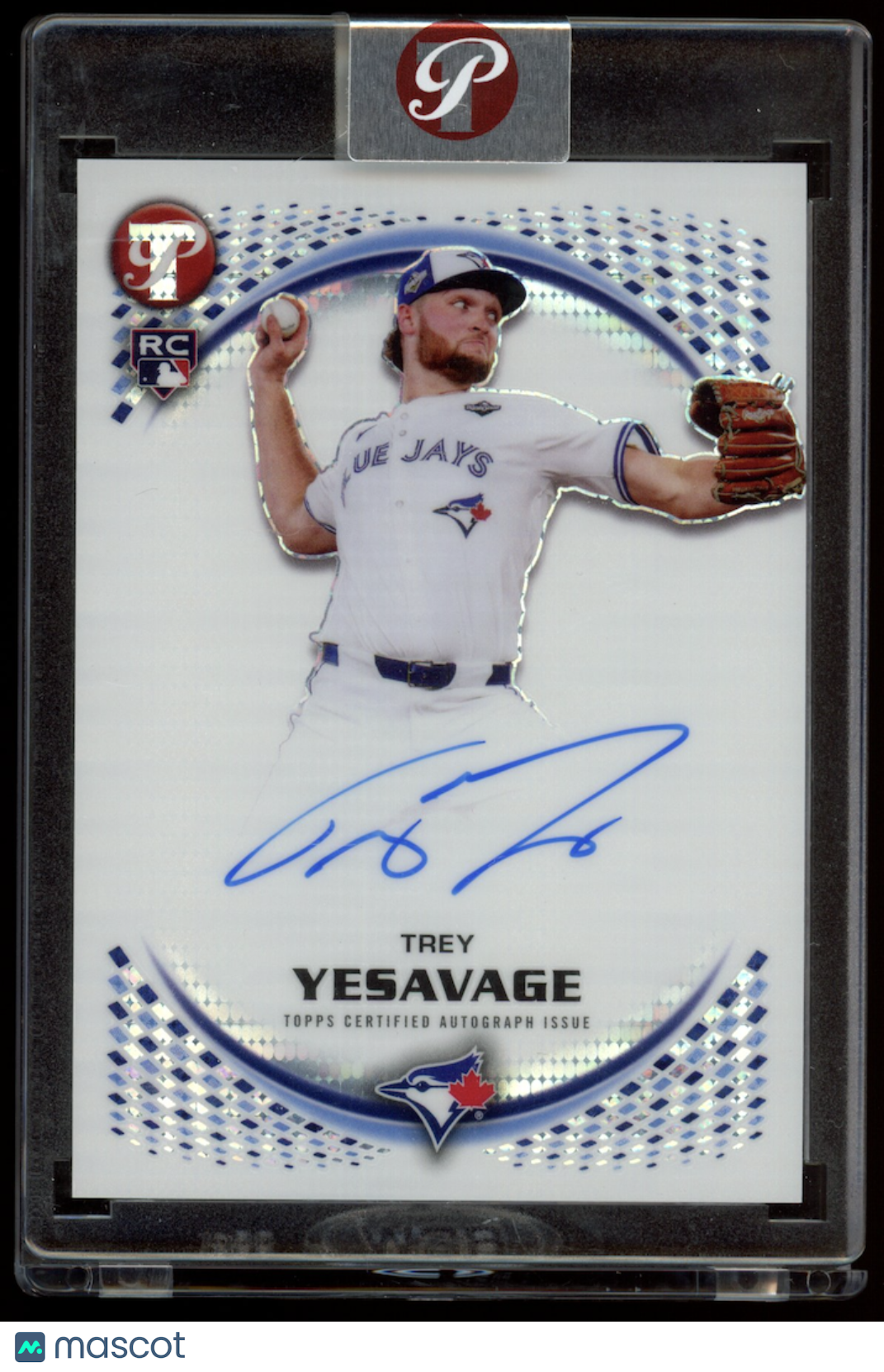 TREY YESAVAGE 2026 Topps Pristine Rookie Refractor Auto #PA-TY Blue Jays