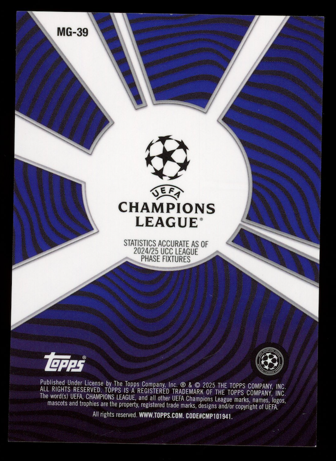 ENDRICK 2024-25 Topps Merlin UEFA Rookie Gamers Gold Firework /50 #MG-39