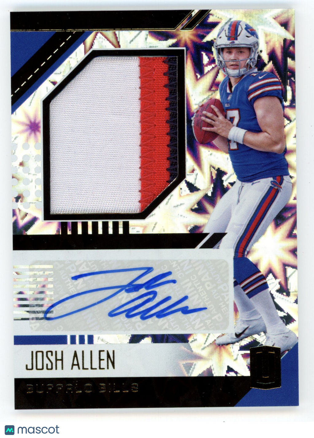 JOSH ALLEN 2018 Panini Unparalleled Rookie Patch Auto Impact /75 #RJA-JA Bills