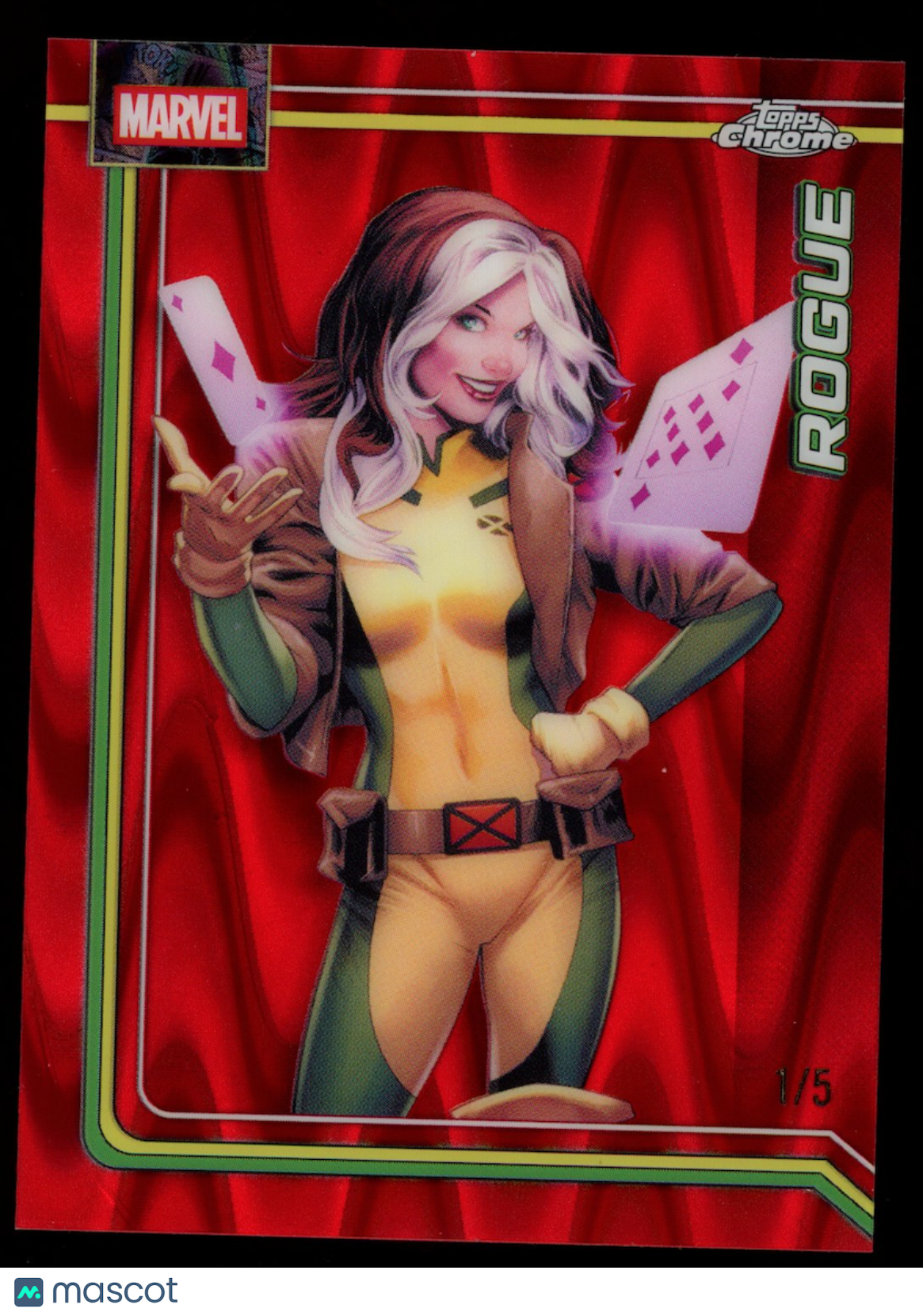 ROGUE 2026 Topps Chrome Marvel Comics Red RayWave Refractor /5 #099 X-Men
