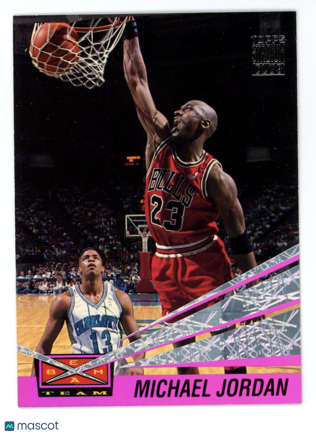 MICHAEL JORDAN 1993-94 Topps Stadium Club Beam Team Insert #4 Bulls