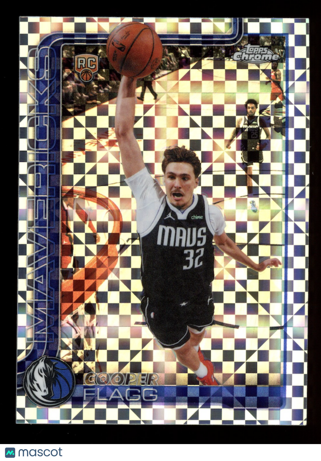 COOPER FLAGG 2025-26 Topps Chrome Update Rookie X-Fractor #151 Mavericks
