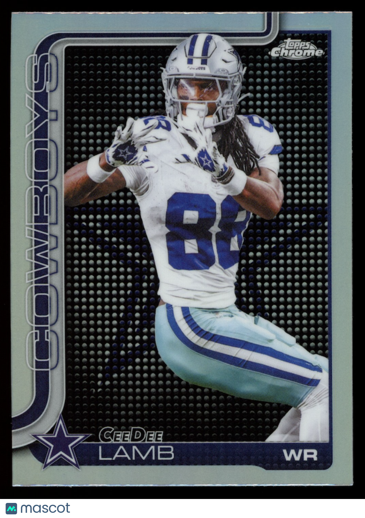 CEEDEE LAMB 2025 Topps Chrome Lightboard Logo Refractor SSP #76 Cowboys