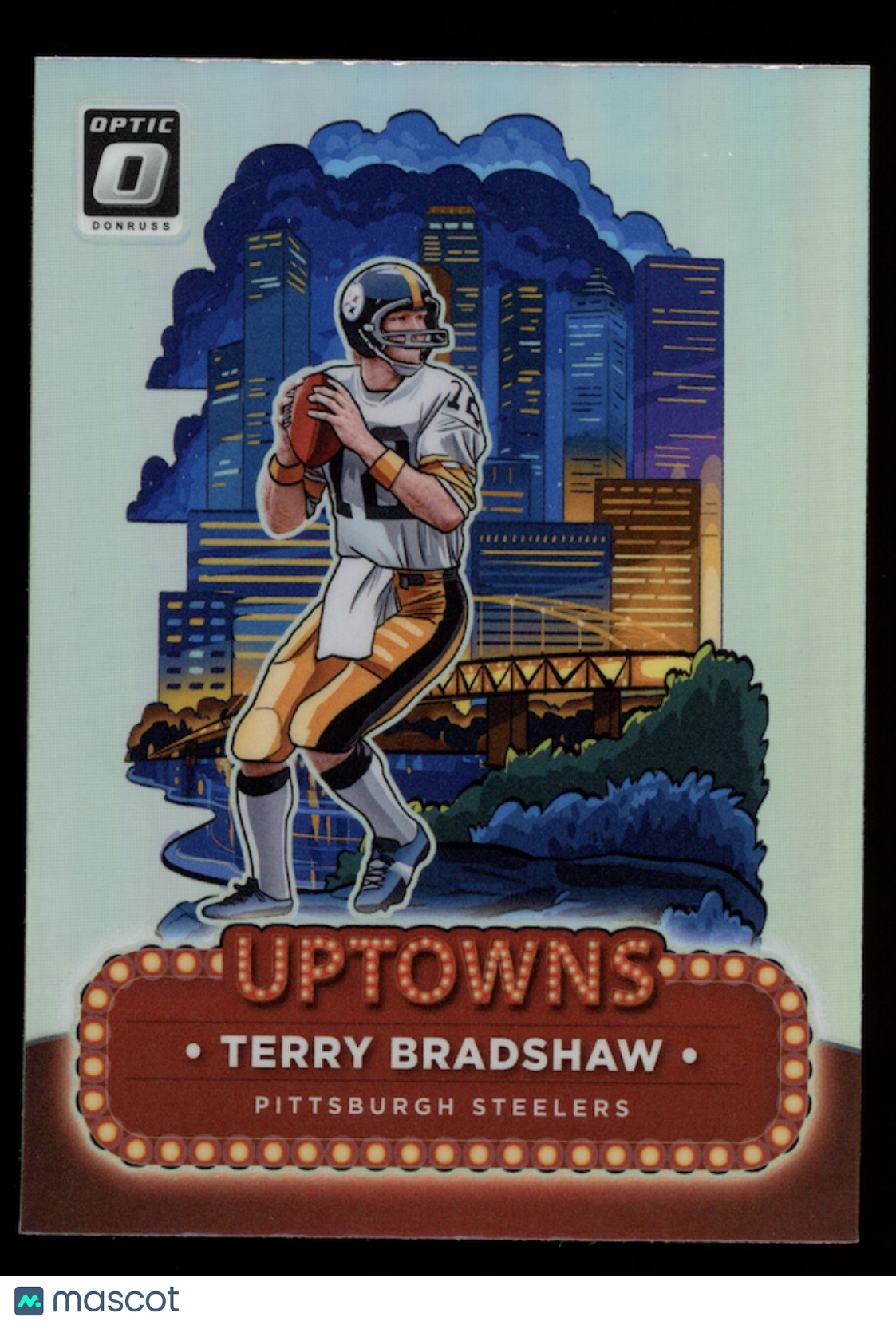 TERRY BRADSHAW 2024 Panini Donruss Optic Uptowns Case Hit SSP #25 Steelers