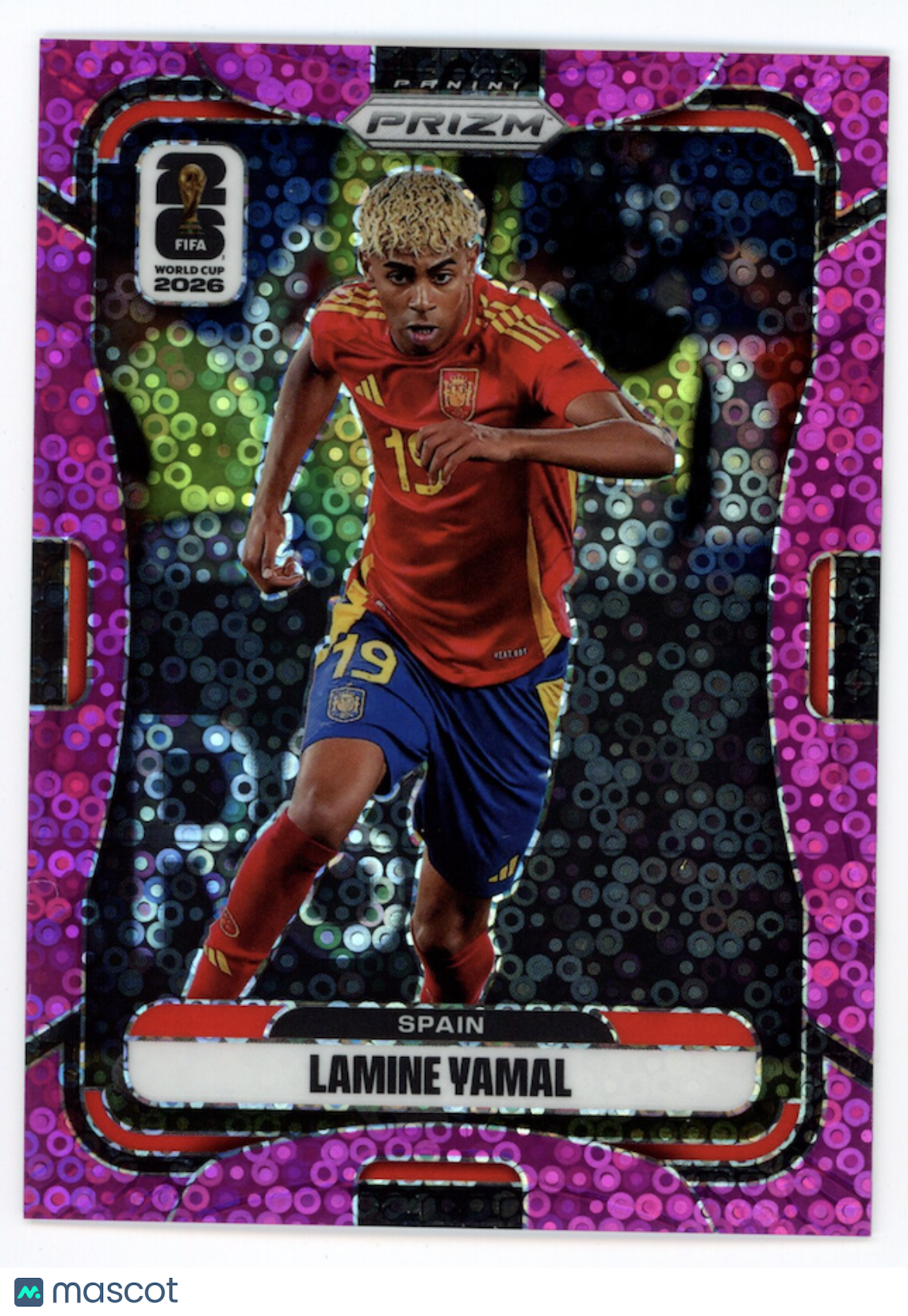 LAMINE YAMAL 2026 Panini Prizm World Cup Fushica Disco /199 #78 Spain