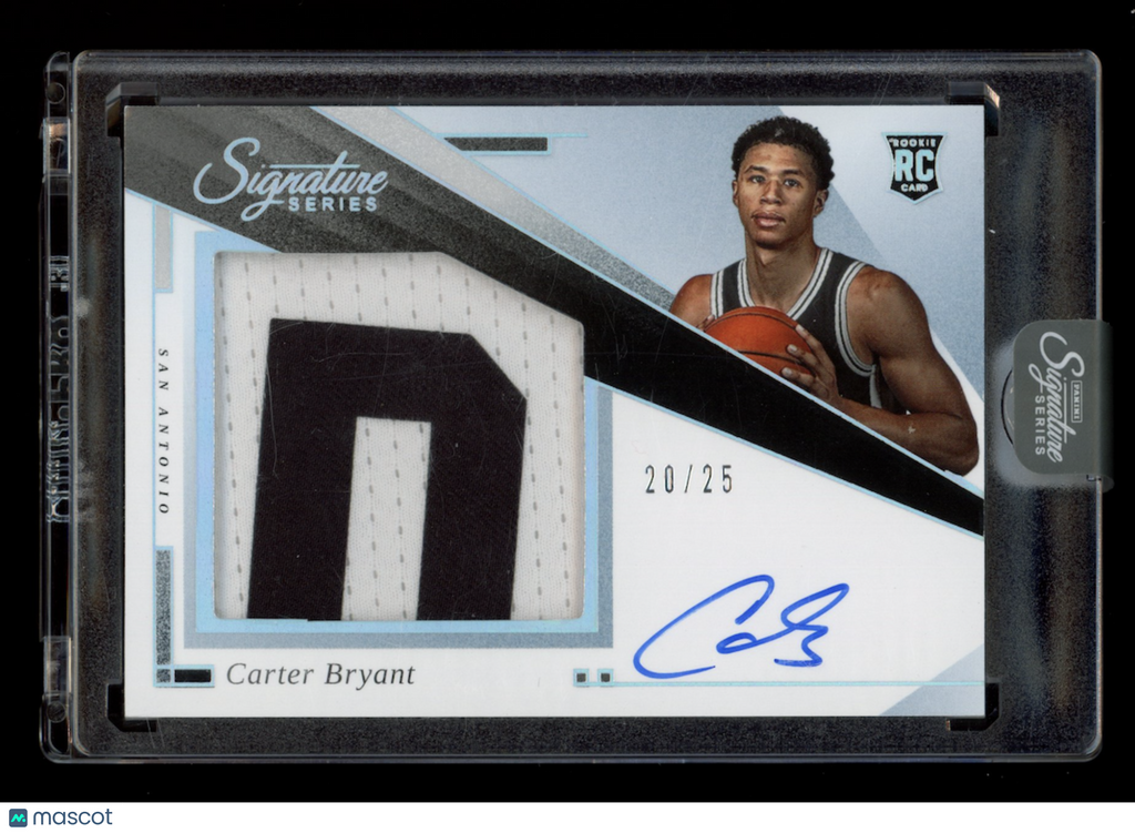CARTER BRYANT 2025-26 Panini Signature Series Rookie Patch Auto /25 #RPA-CBY