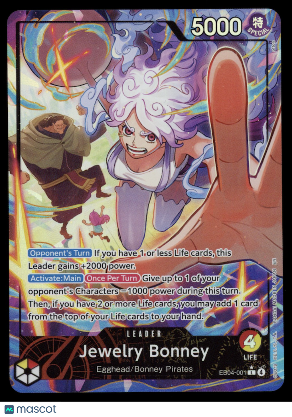 JEWELRY BONNEY One Piece Adventure on Kami's Island #EB04-001 Alt Art