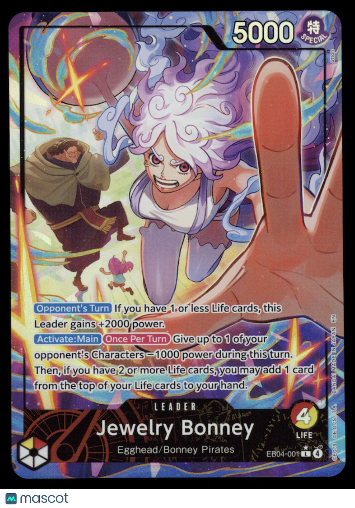 JEWELRY BONNEY One Piece Adventure on Kami's Island #EB04-001 Alt Art