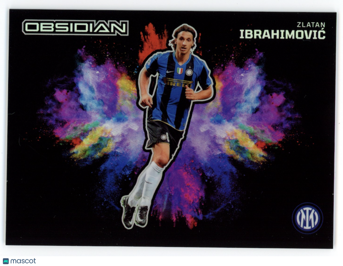 ZLATAN IBRAHIMOVIC 2025-26 Panini Obsidian Soccer Color Blast Case Hit SSP #21