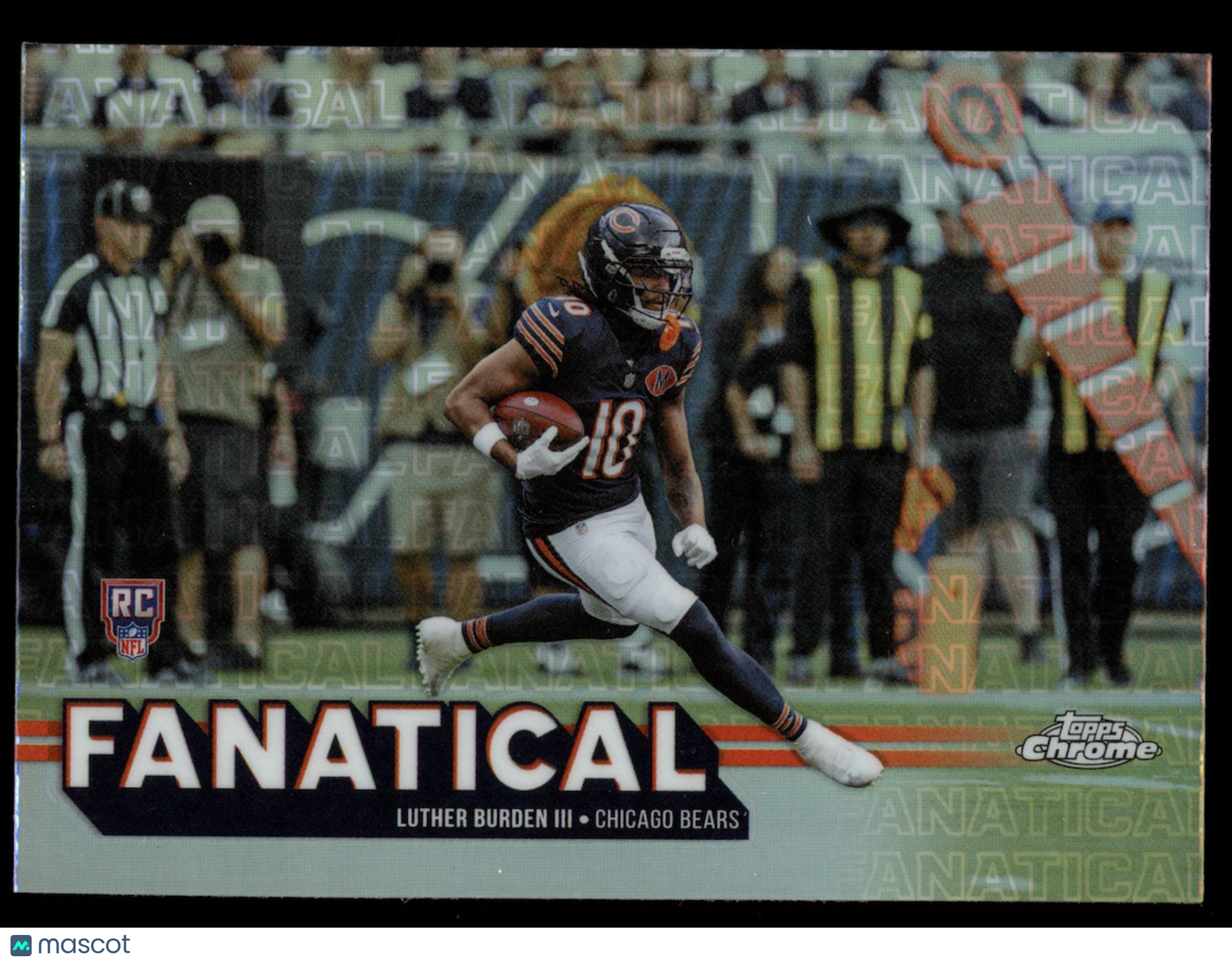 LUTHER BURDEN III 2025 Topps Chrome Fanatical Rookie Case Hit SSP #FF-7 Bears