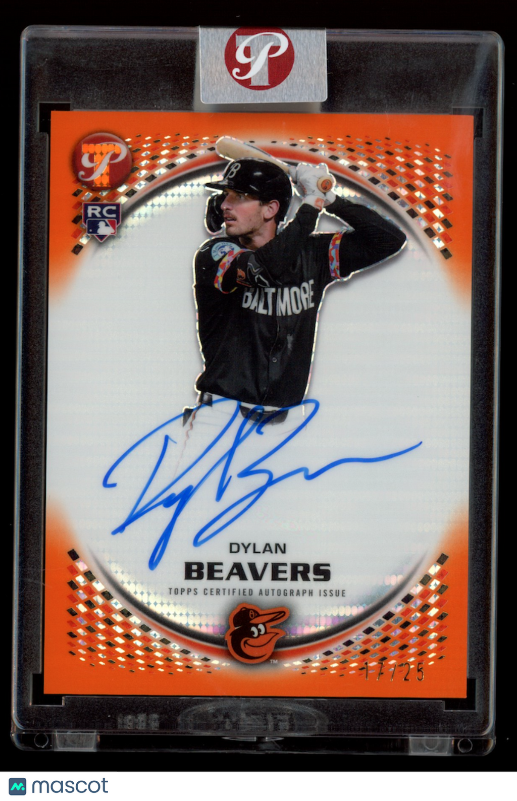 DYLAN BEAVERS 2026 Topps Pristine Rookie Auto Orange Refractor /25 #PA-DBE