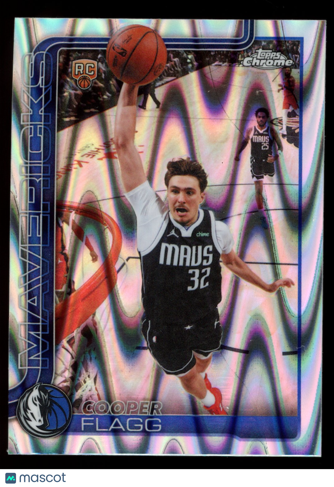 COOPER FLAGG 2025-26 Topps Chrome Update Rookie RayWave Refractor #251 Mavericks