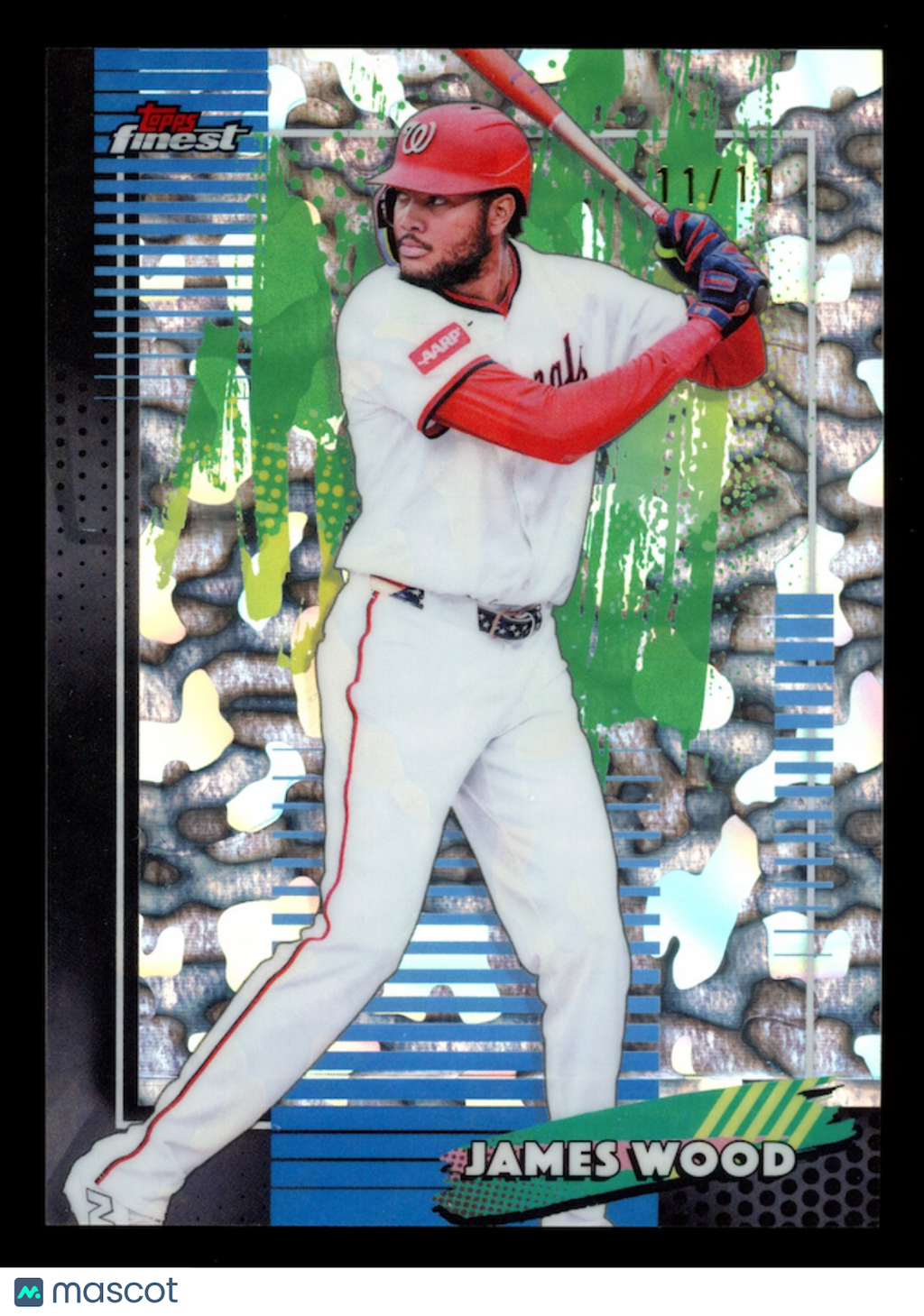 JAMES WOOD 2026 Topps Finest Molten Mercury Refractor /11 #83 Nationals