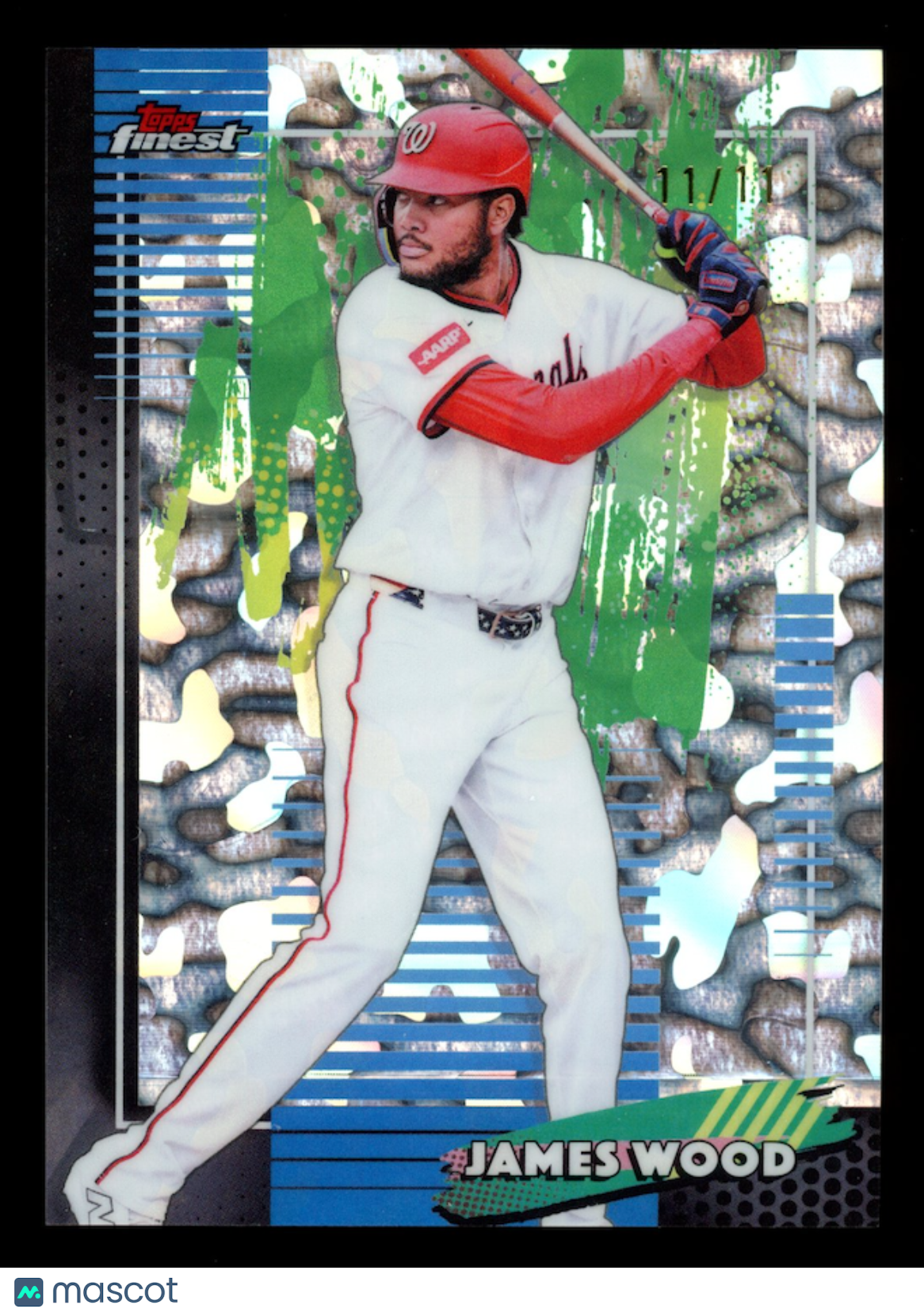 JAMES WOOD 2026 Topps Finest Molten Mercury Refractor /11 #83 Nationals
