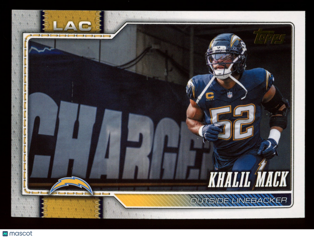 KHALIL MACK 2026 Topps Flagship Golden Mirror Image Variation SSP #108 Chargers