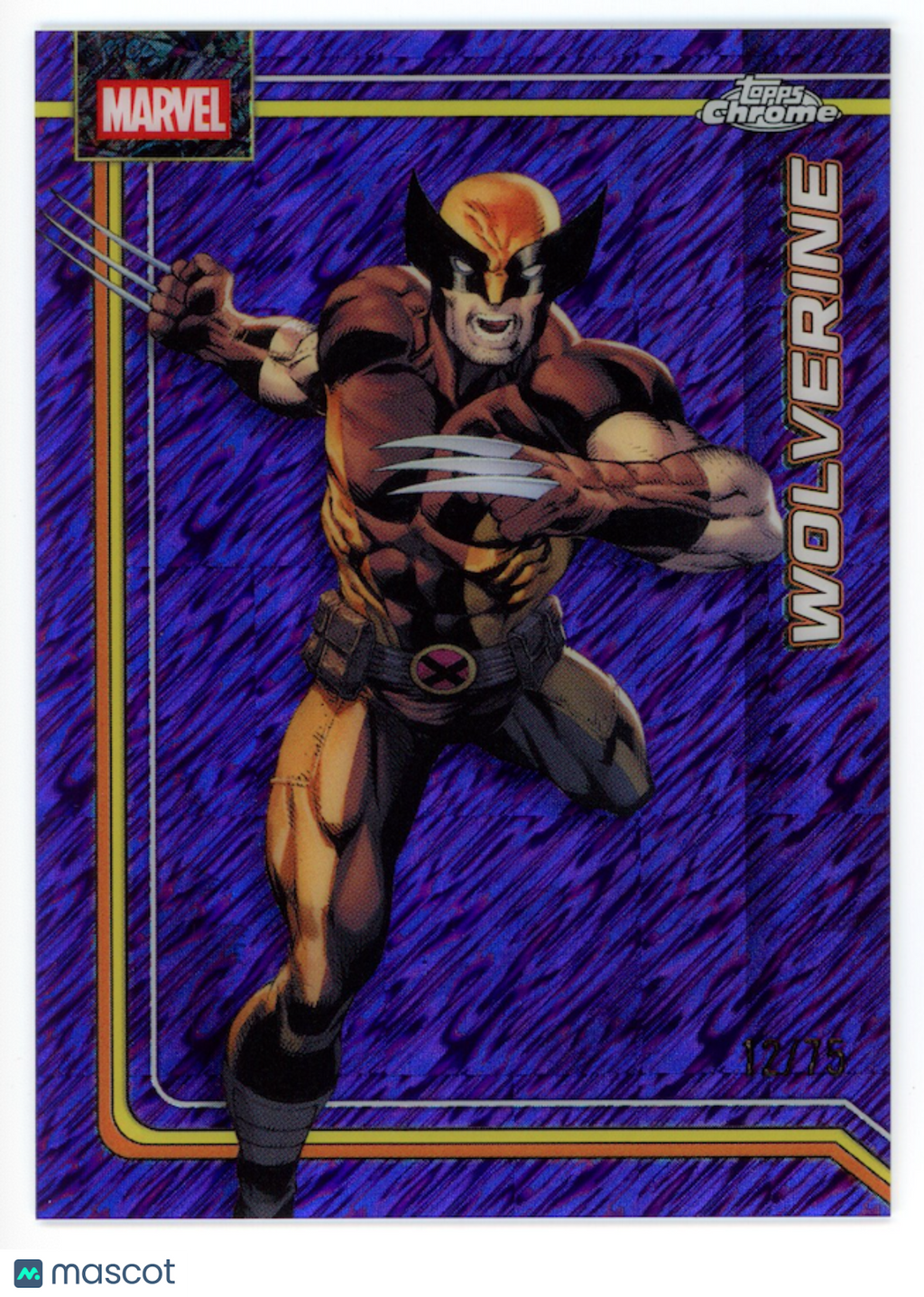 WOLVERINE 2026 Topps Chrome Marvel Comics Purple Shimmer Refractor /75 #199