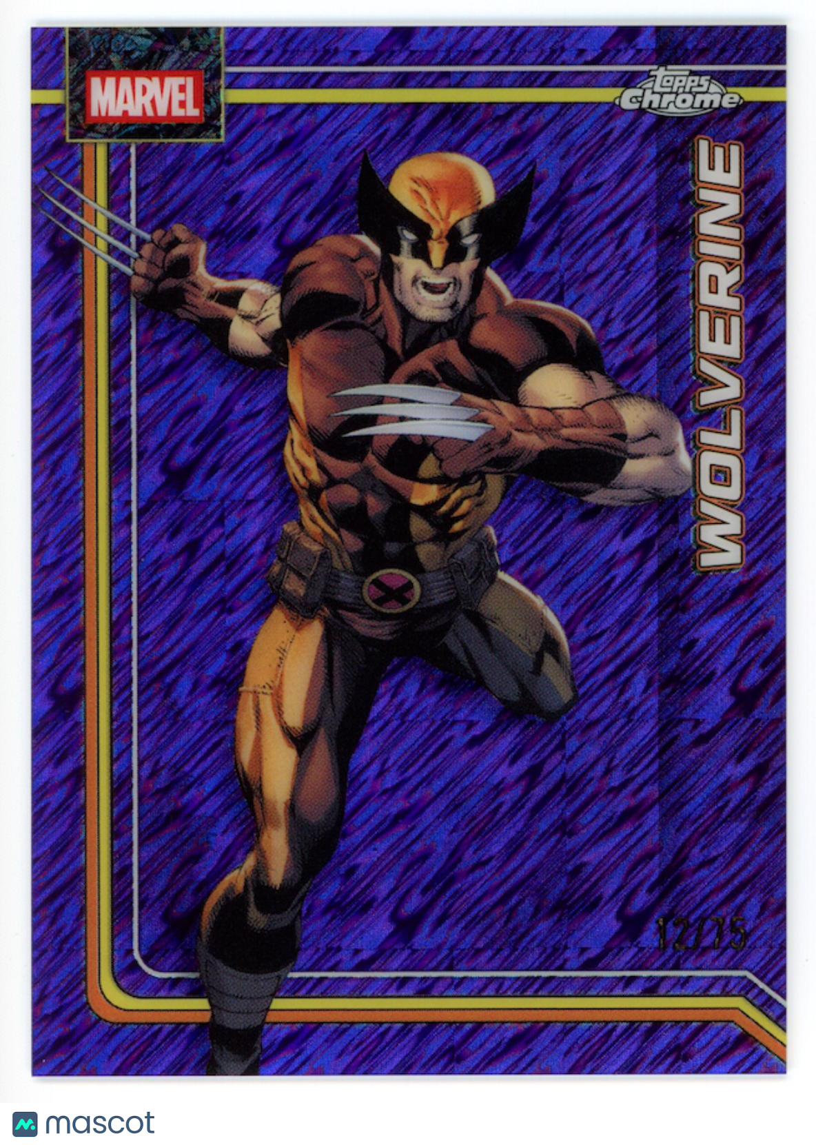 WOLVERINE 2026 Topps Chrome Marvel Comics Purple Shimmer Refractor /75 #199