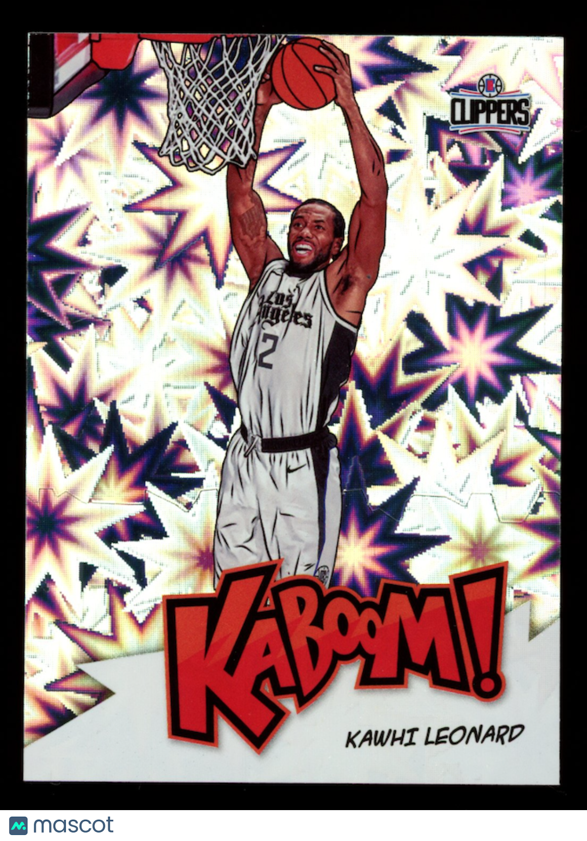 KAWHI LEONARD 2020-21 Panini Crown Royale Kaboom Case Hit SSP #8 Spurs