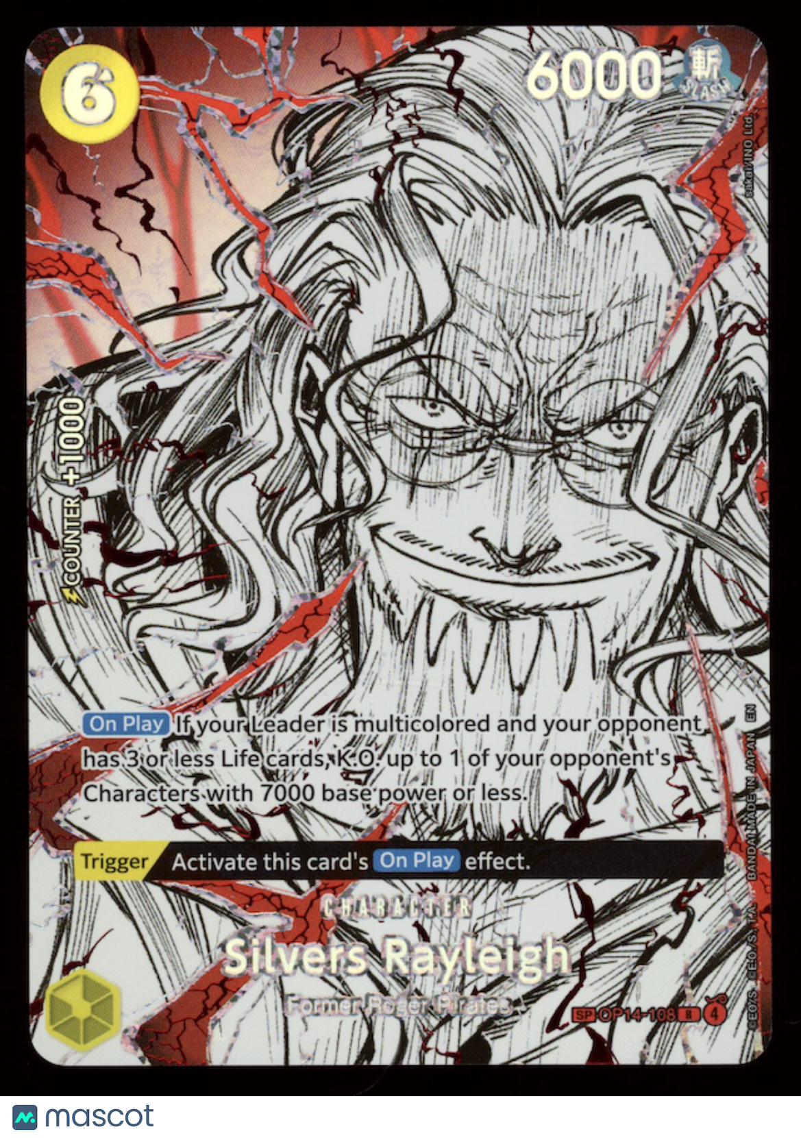 SILVERS RAYLEIGH SP One Piece The World's Strongest Warriors OP17 #OP14-108
