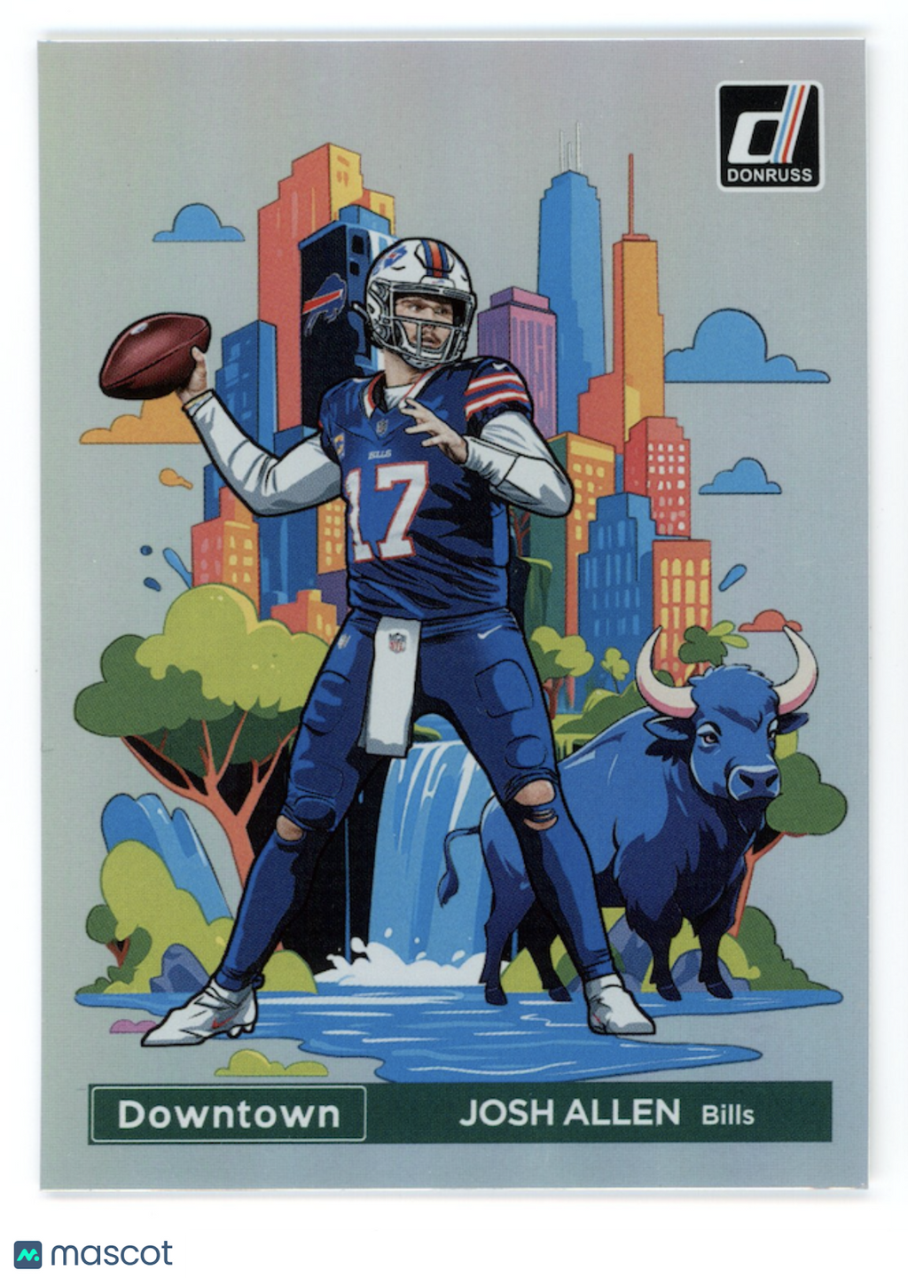 JOSH ALLEN 2024 Panini Donruss Downtown Case Hit SSP #2 Bills