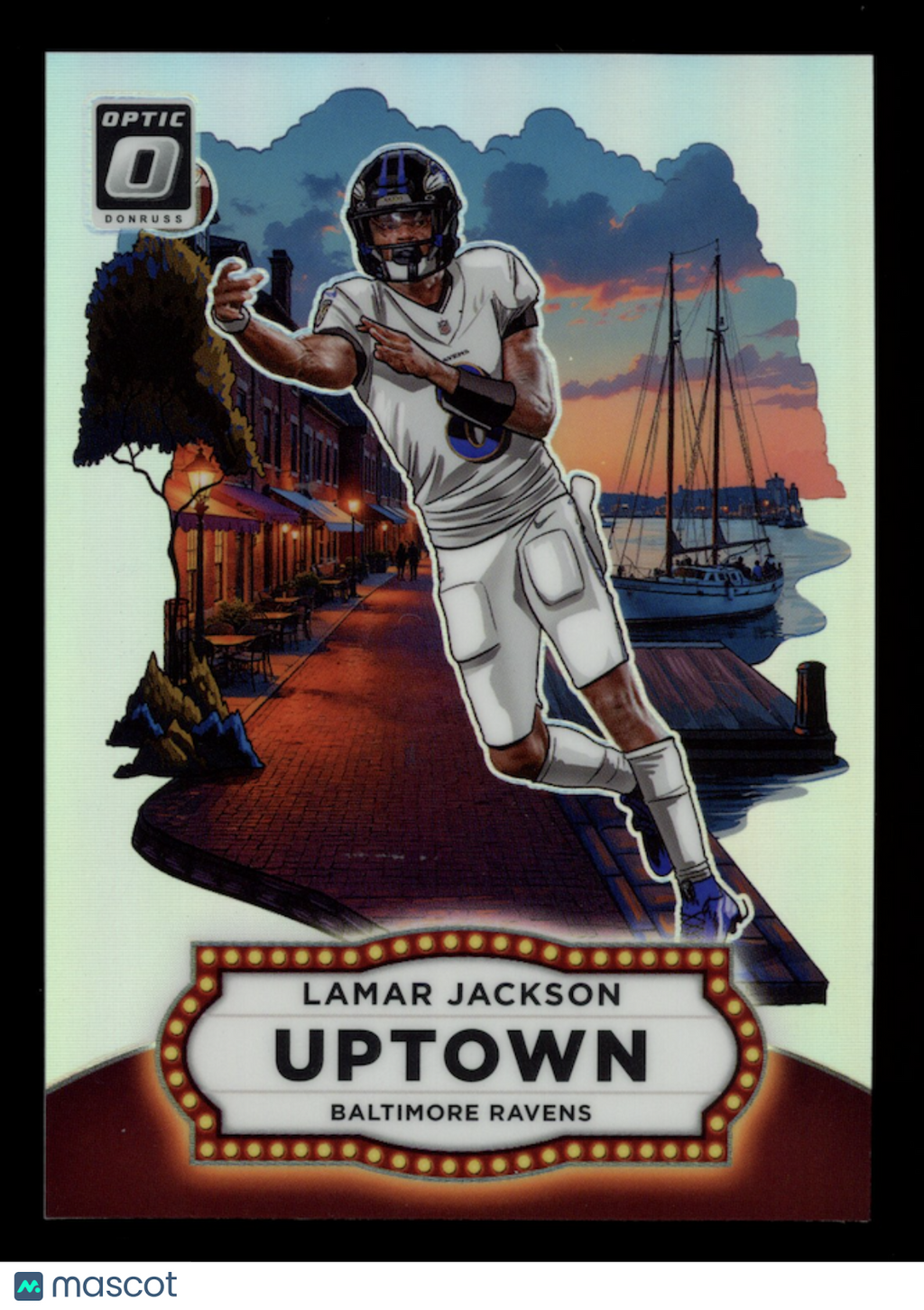 LAMAR JACKSON 2025 Panini Donruss Optic Uptown Case Hit SSP #13 Ravens