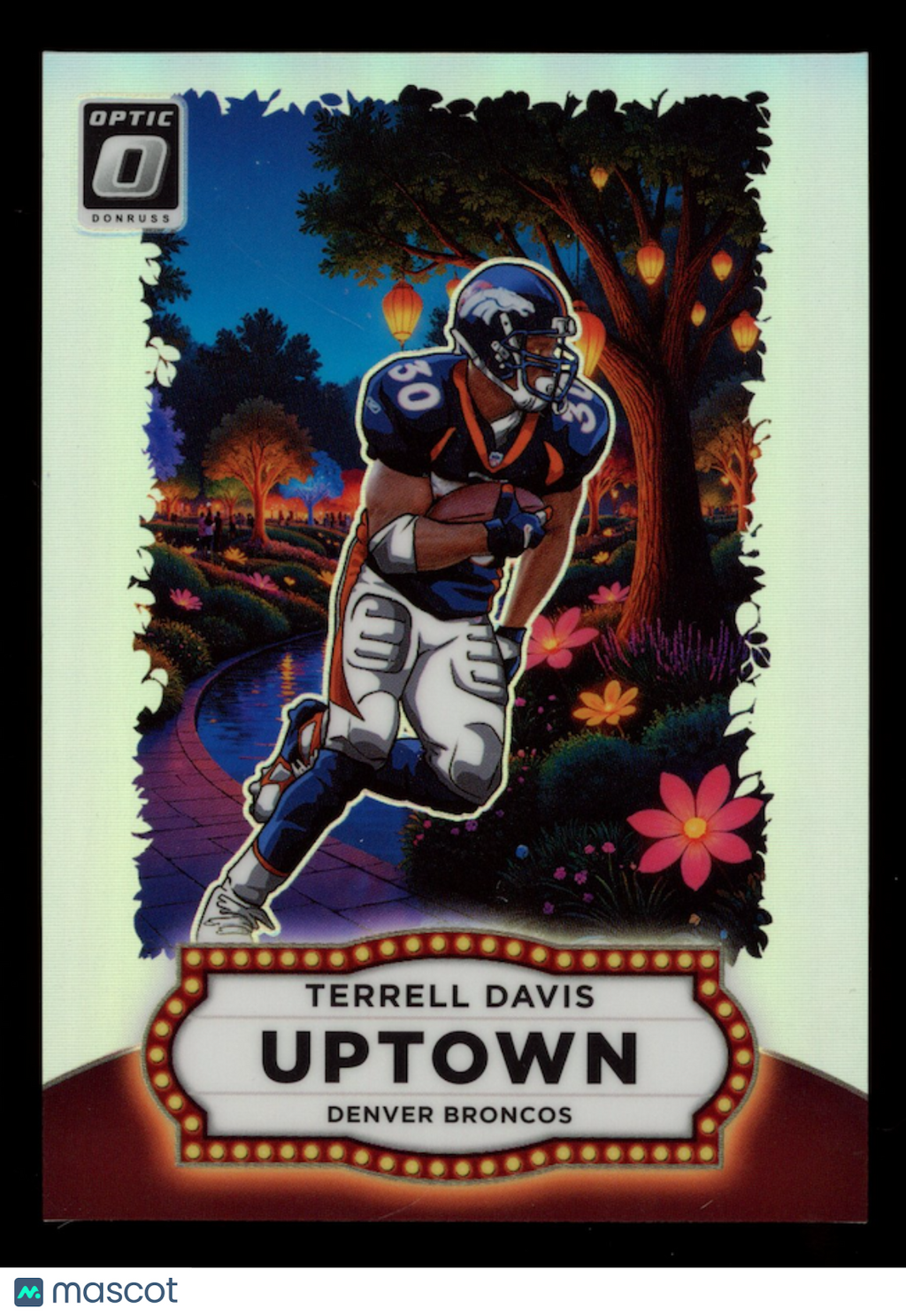 TERRELL DAVIS 2025 Panini Donruss Optic Uptown Case Hit SSP #19 Broncos