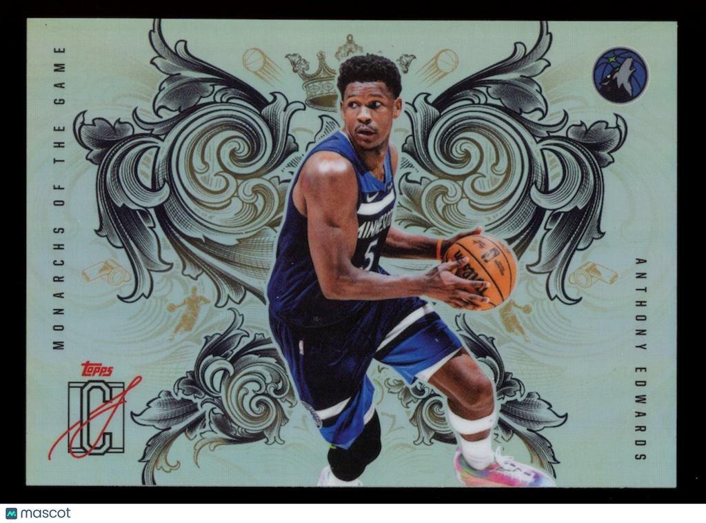 ANTHONY EDWARDS 2025-26 Topps Signature Class Monarchs Of The Game SSP #MOTG-2