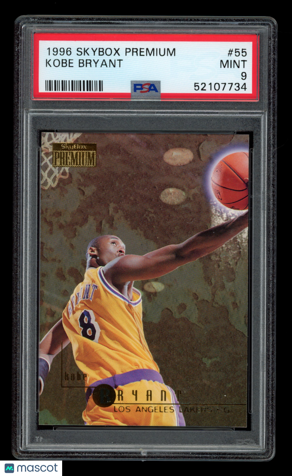KOBE BRYANT 1996-97 Skybox Premium Rookie #55 PSA 9 Lakers