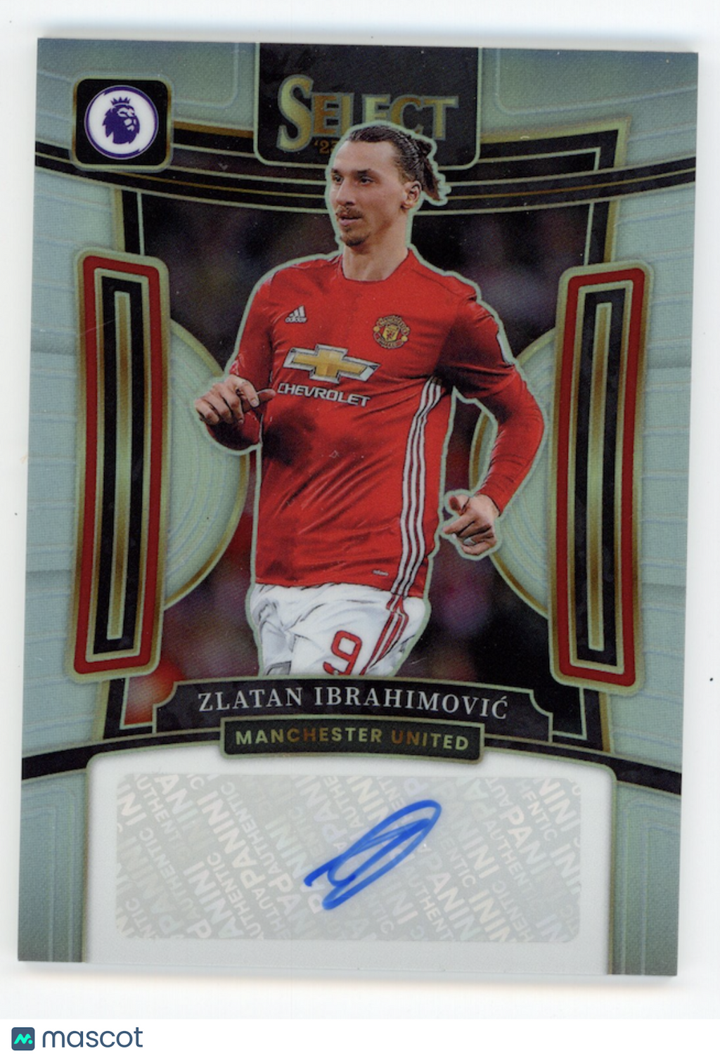 ZLATAN IBRAHIMOVIC 2023-24 Panini Select Premier League Auto Silver Prizm #S-ZI