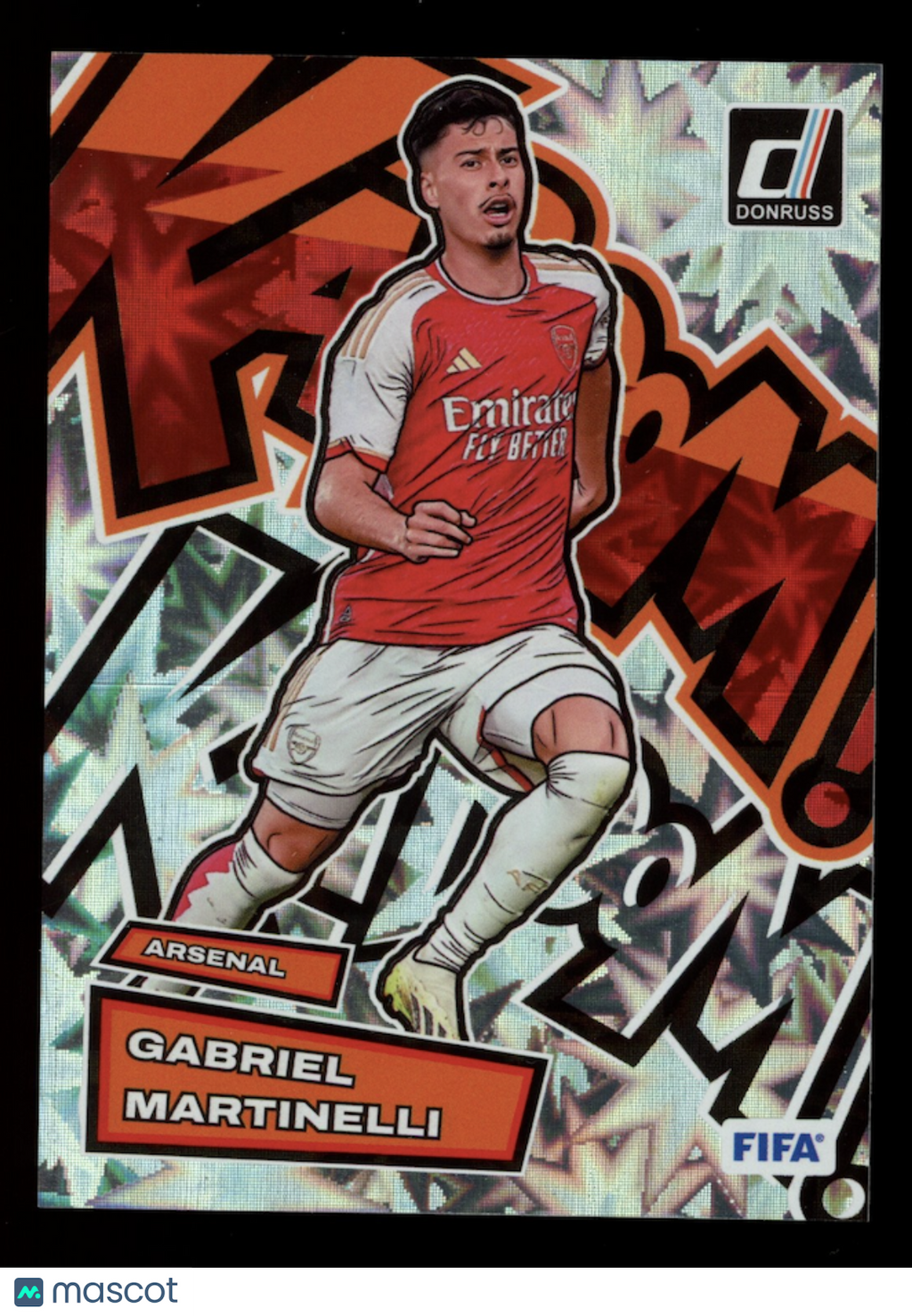 GABRIEL MARTINELLI 2023-24 Panini Donruss Soccer Kaboom Case Hit SSP #23 Arsenal