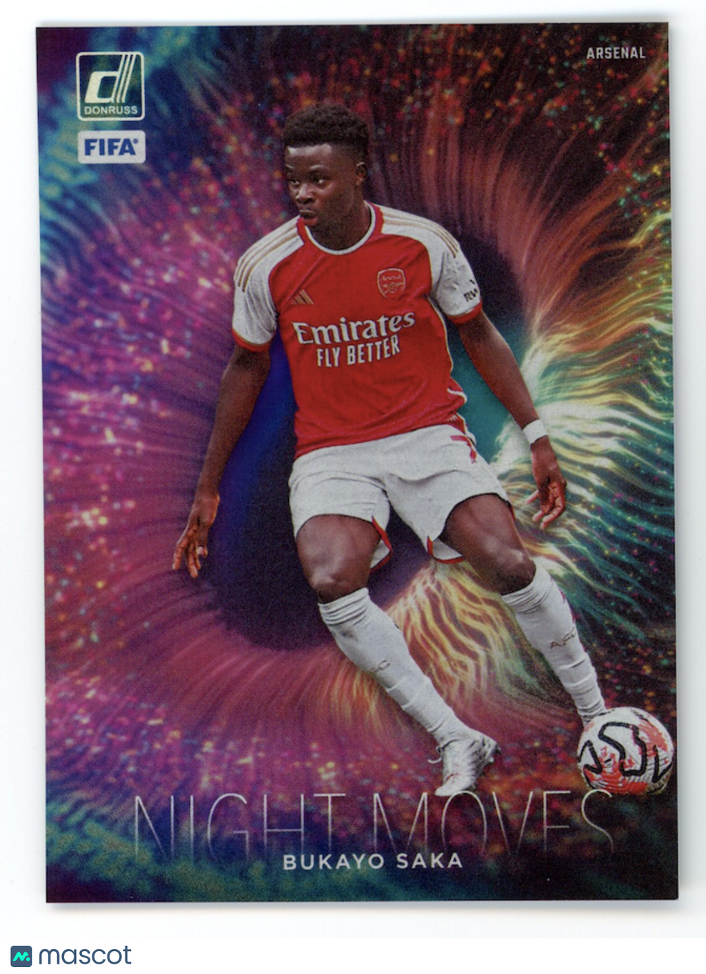 BUKAYO SAKA 2023-24 Panini Donruss Soccer Night Moves Case Hit SSP #20 Arsenal