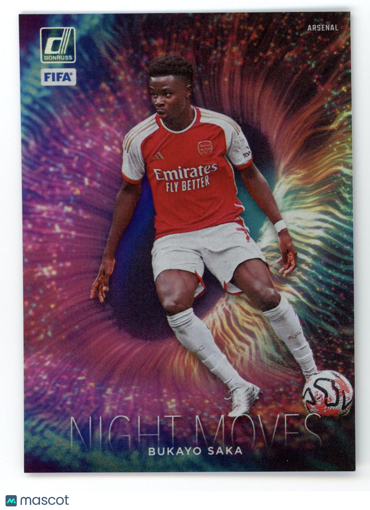 BUKAYO SAKA 2023-24 Panini Donruss Soccer Night Moves Case Hit SSP #20 Arsenal