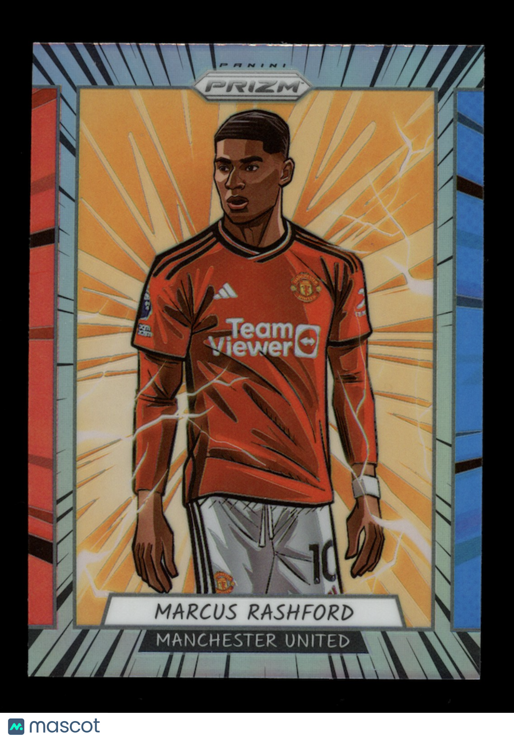 MARCUS RASHFORD 2023-24 Panini Prizm Premier League Manga Case Hit SSP #10 Man U