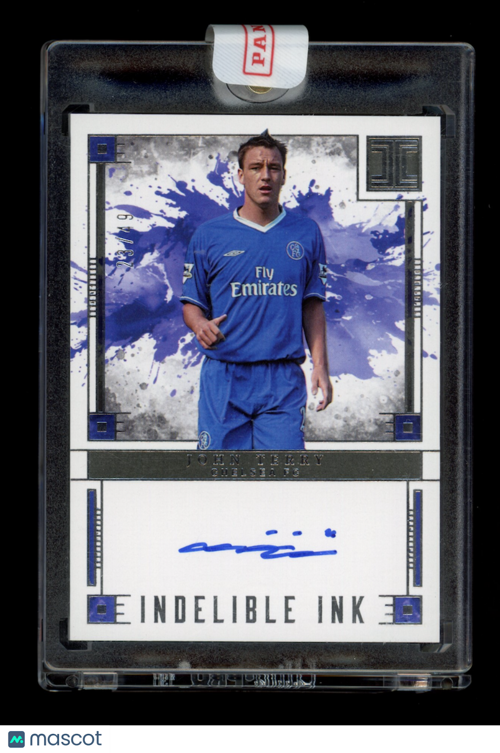 JOHN TERRY 2024-25 Panini Impeccable Indelible Ink Auto /49 #IN-JT Chelsea