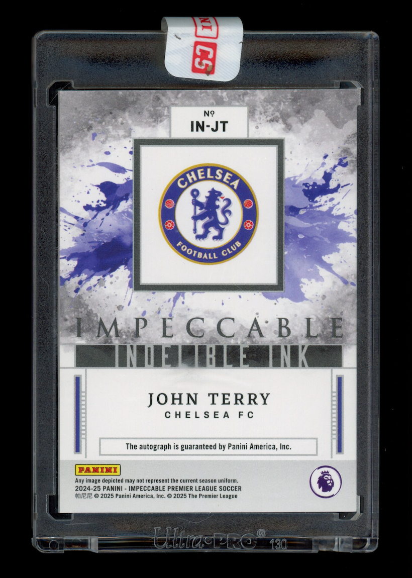 JOHN TERRY 2024-25 Panini Impeccable Indelible Ink Auto /49 #IN-JT Chelsea