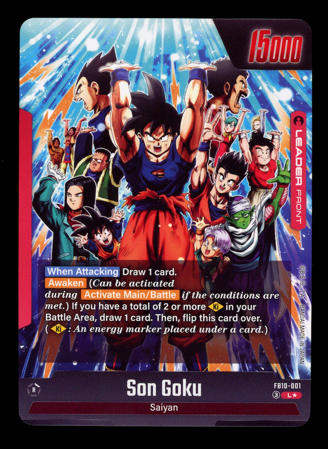 SON GOKU 2026 Dragon Ball Super Fusion World Cross Force Alternate Art #FB10-001