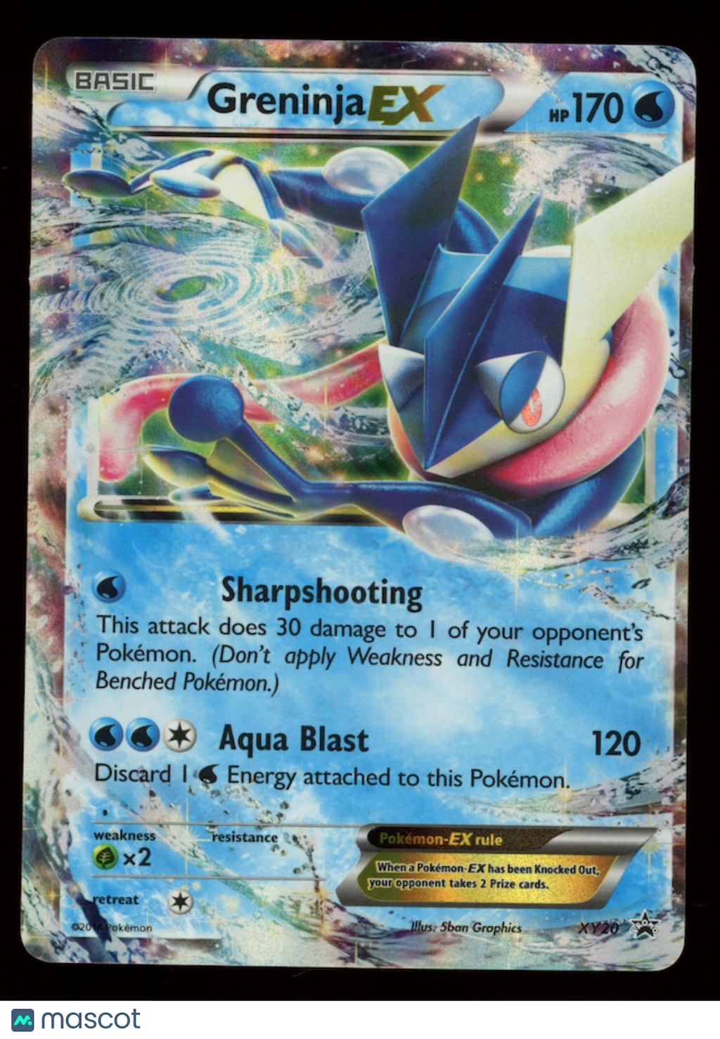 GRENINJA EX 2014 Pokemon XY Holo Black Star Promo #XY20