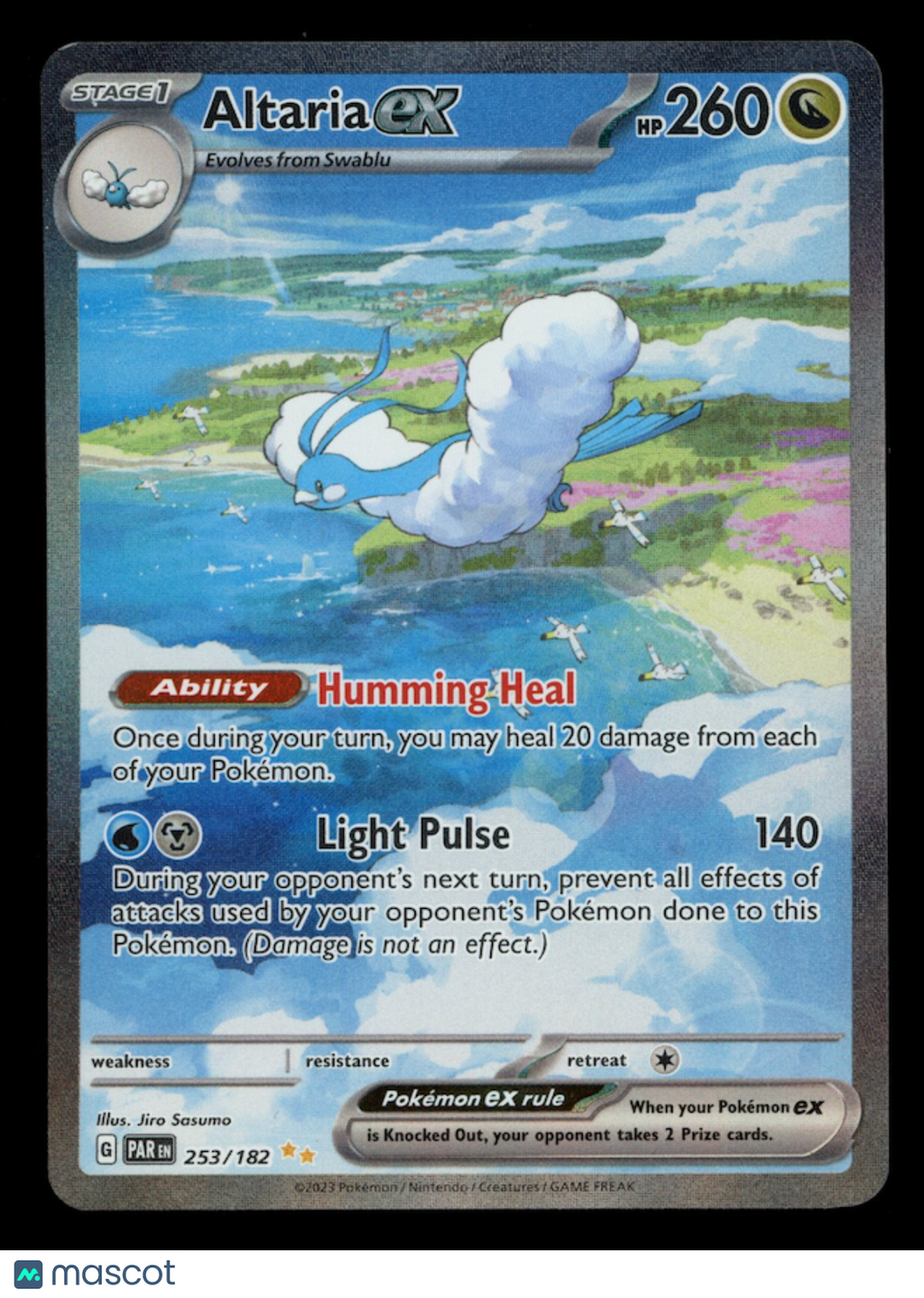 ALTARIA EX 2023 Pokemon S&V Paradox Rift Special Illustration Rare #253/182