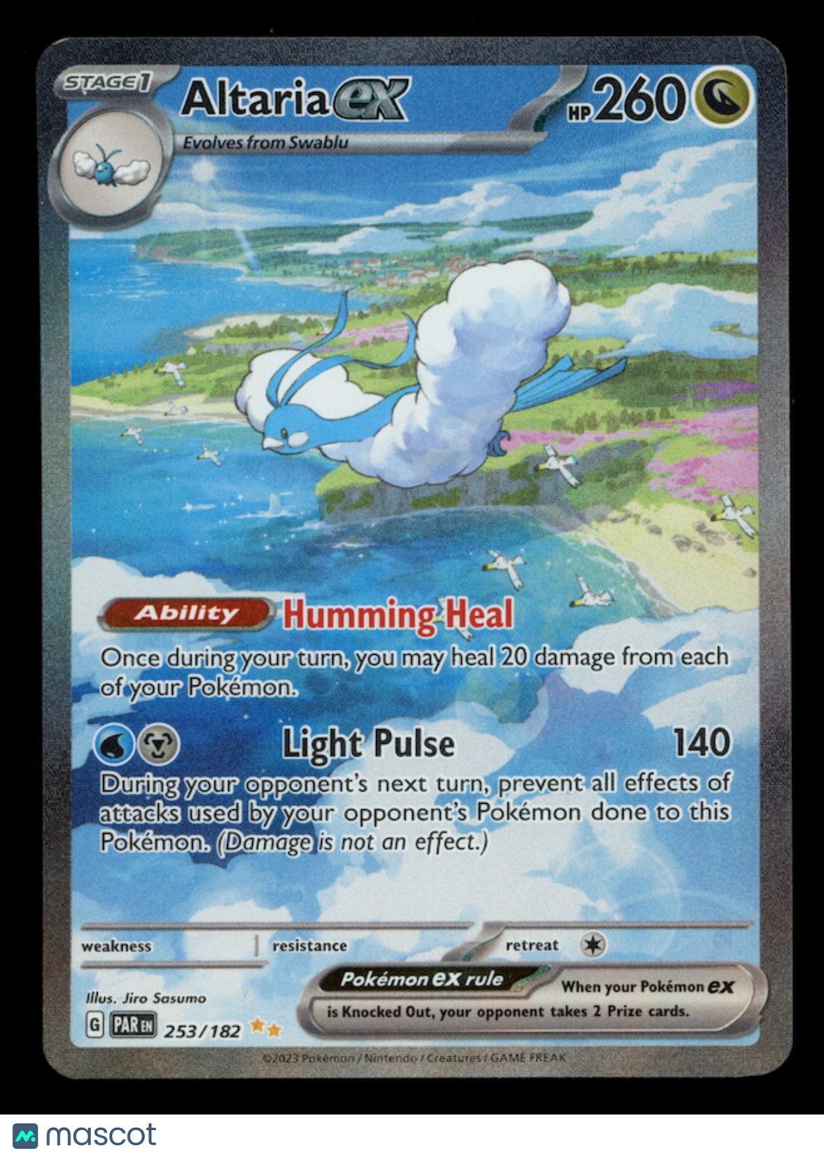 ALTARIA EX 2023 Pokemon S&V Paradox Rift Special Illustration Rare #253/182