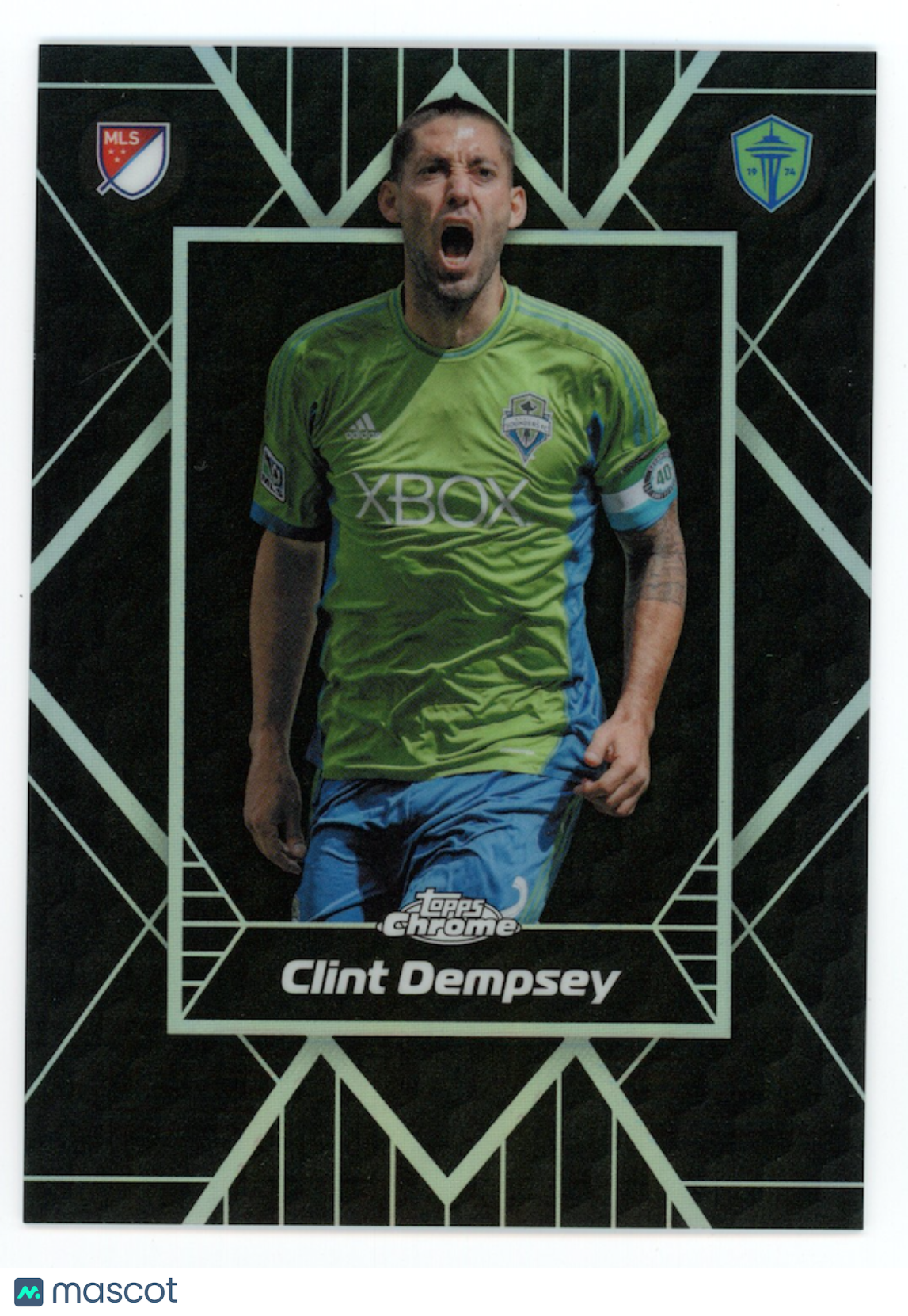 CLINT DEMPSEY 2026 Topps Chrome MLS Shadow Etch SSP #SE-13 Sounders