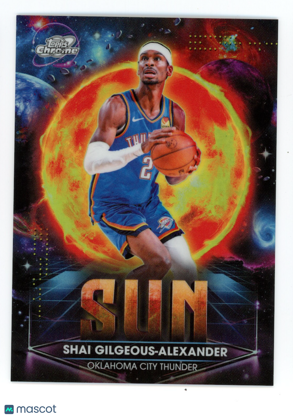 SHAI GILGEOUS-ALEXANDER 2025-26 Topps Chrome Planetary Pursuit Sun #PPS-1