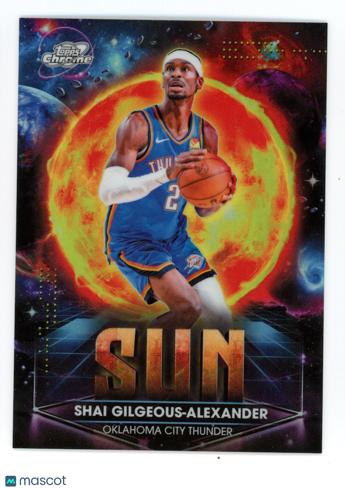 SHAI GILGEOUS-ALEXANDER 2025-26 Topps Chrome Planetary Pursuit Sun #PPS-1