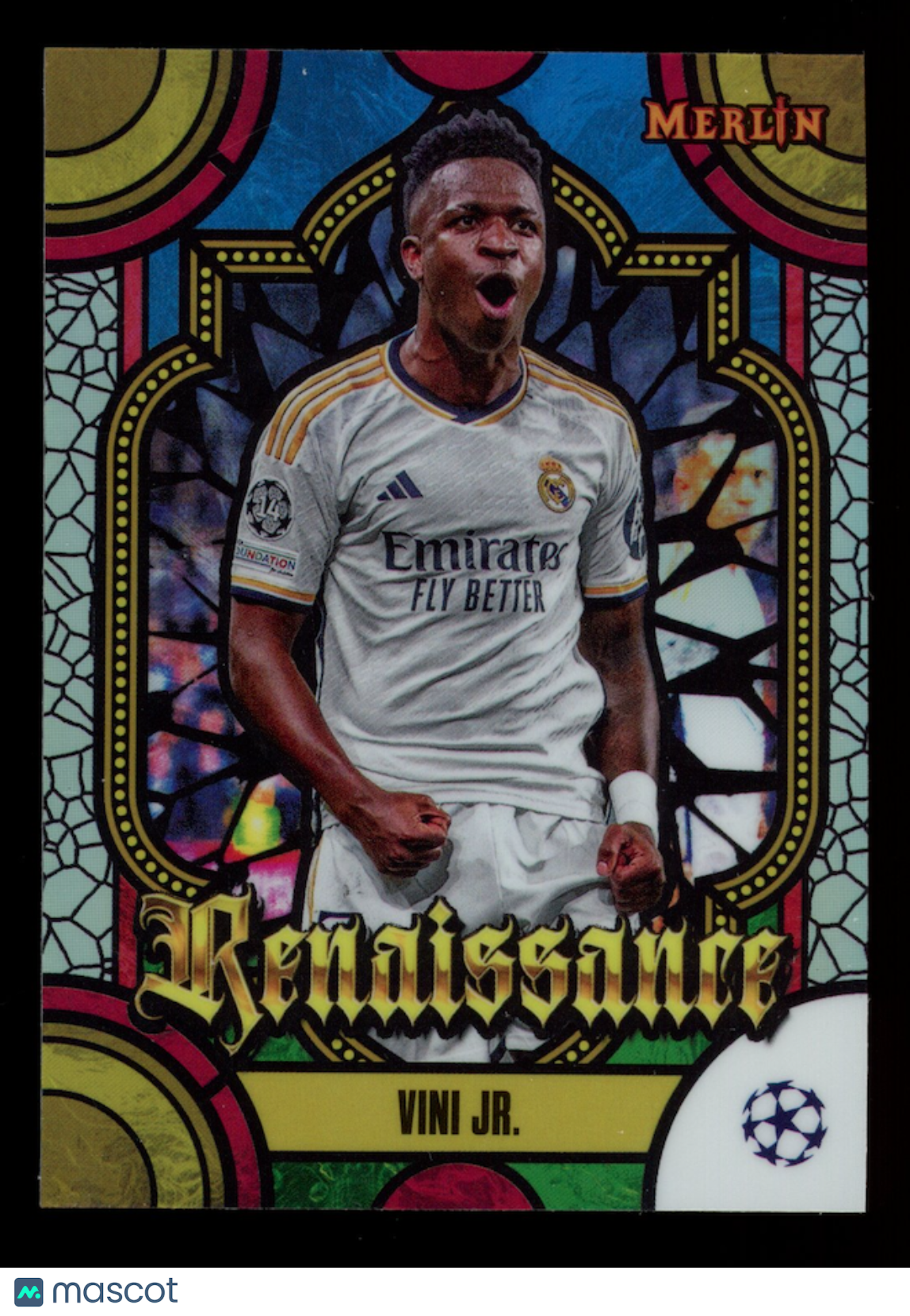 VINI JR. 2023-24 Topps Merlin UEFA Club Renaissance SSP #R-7 Real Madrid