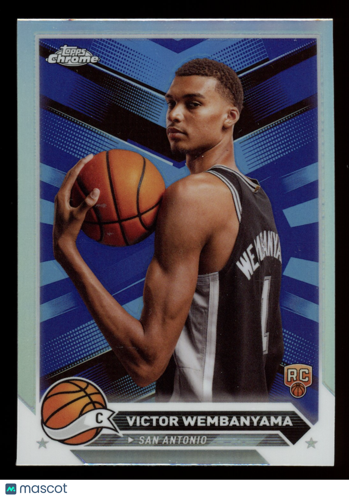 VICTOR WEMBANYAMA 2023-24 Topps Chrome Rookie Refractor #1 Spurs
