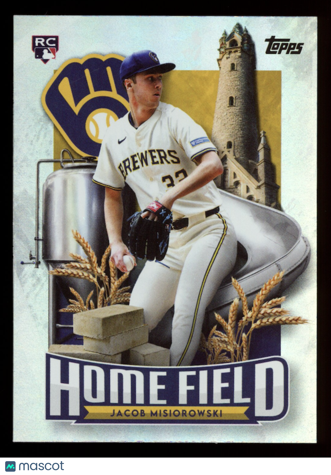 JACOB MISIOROWSKI 2026 Topps Home Field Advantage Case Hit SSP #HA-14 Brewers